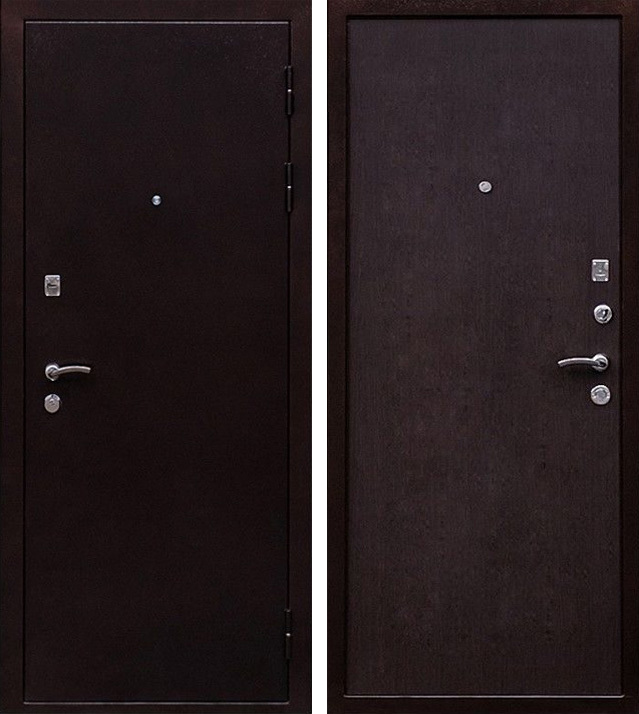 Порошковая дверь металлическая с ламинатом ЛД-152