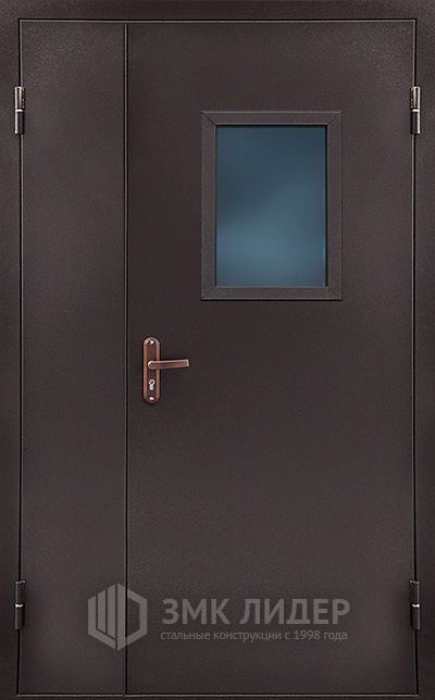 Тамбурная дверь со стеклом ЛД-128